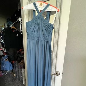 Light blue girls bridesmaid dress size 16